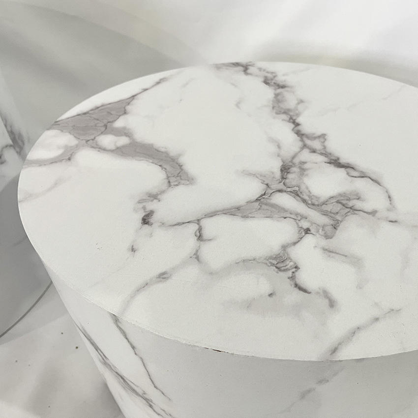 White Wooden coffee table set (5)