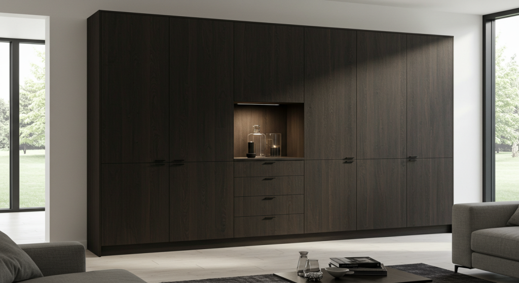Oak Cabinets for Living Rooms