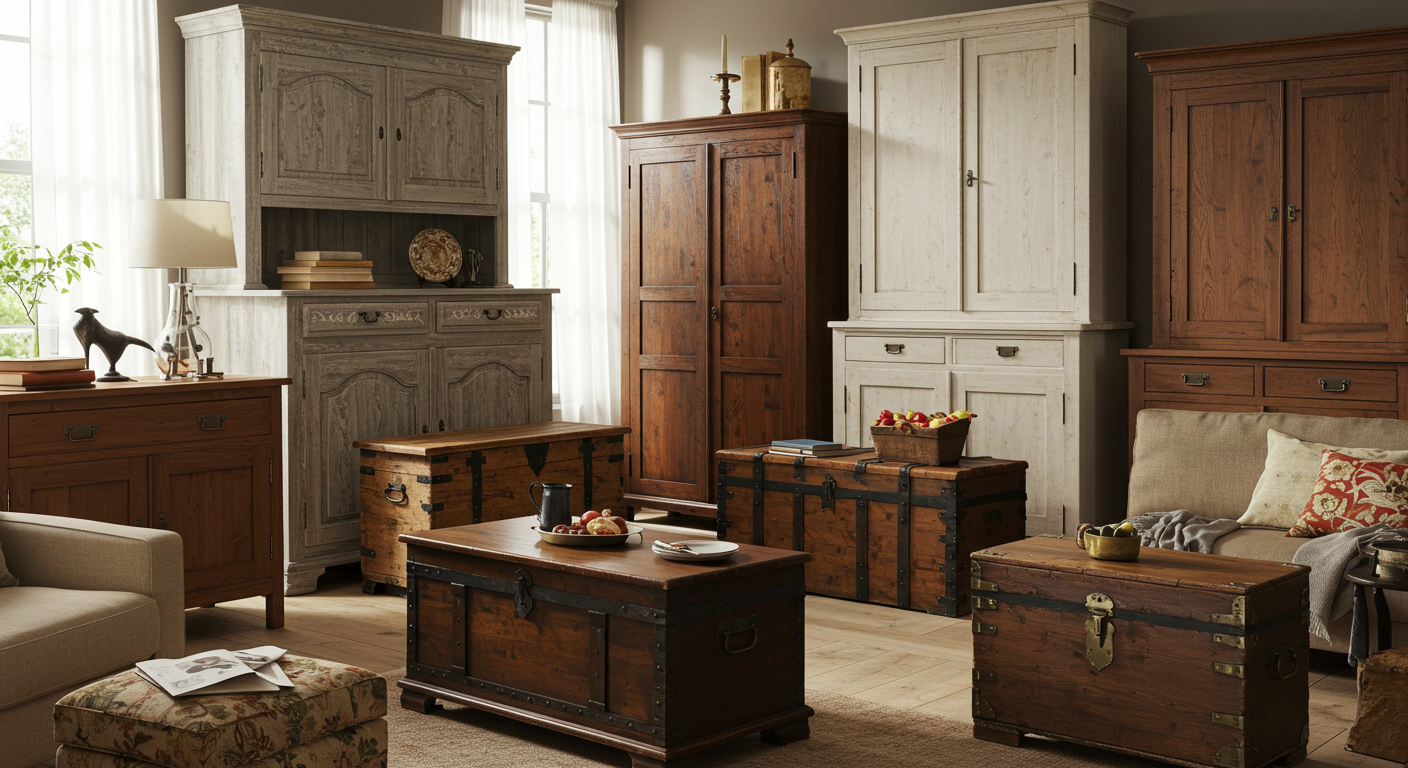 Living Room Cabinets and Chests