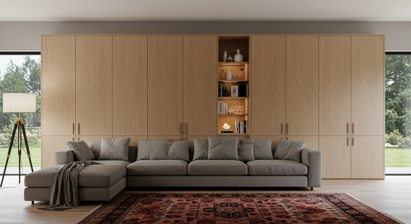 tall cabinets living room