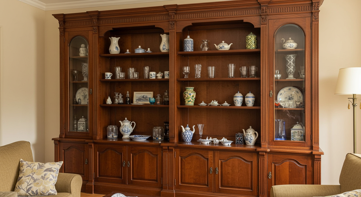 living room cabinets wood