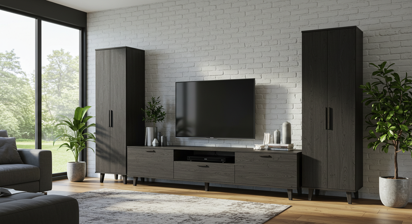 tv cabinet in living room