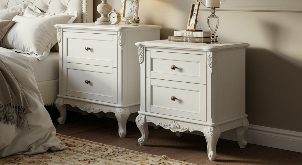 dresser nightstand set white