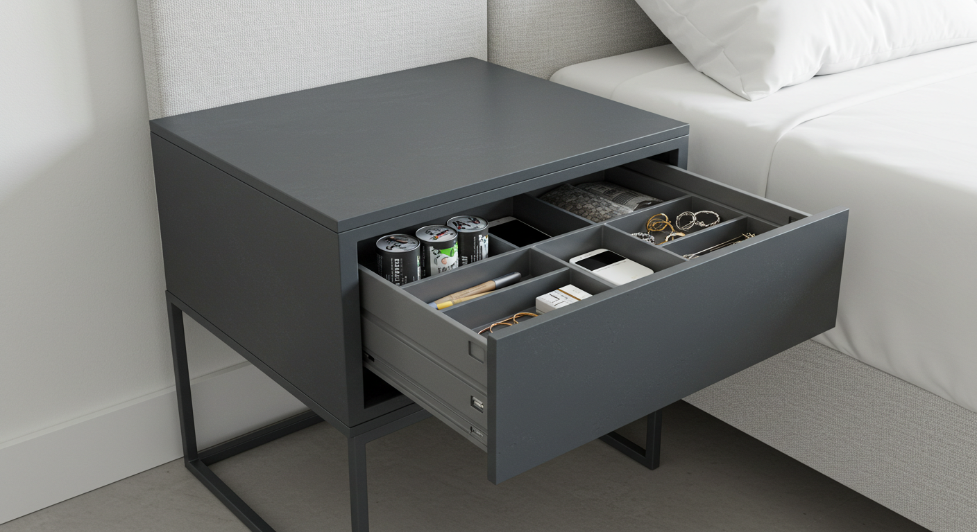 drawer organizer nightstand