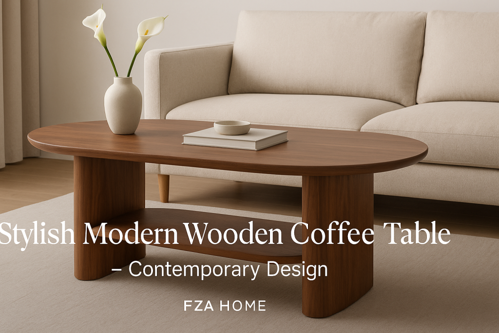 Stylish Modern Wooden Coffee Table
