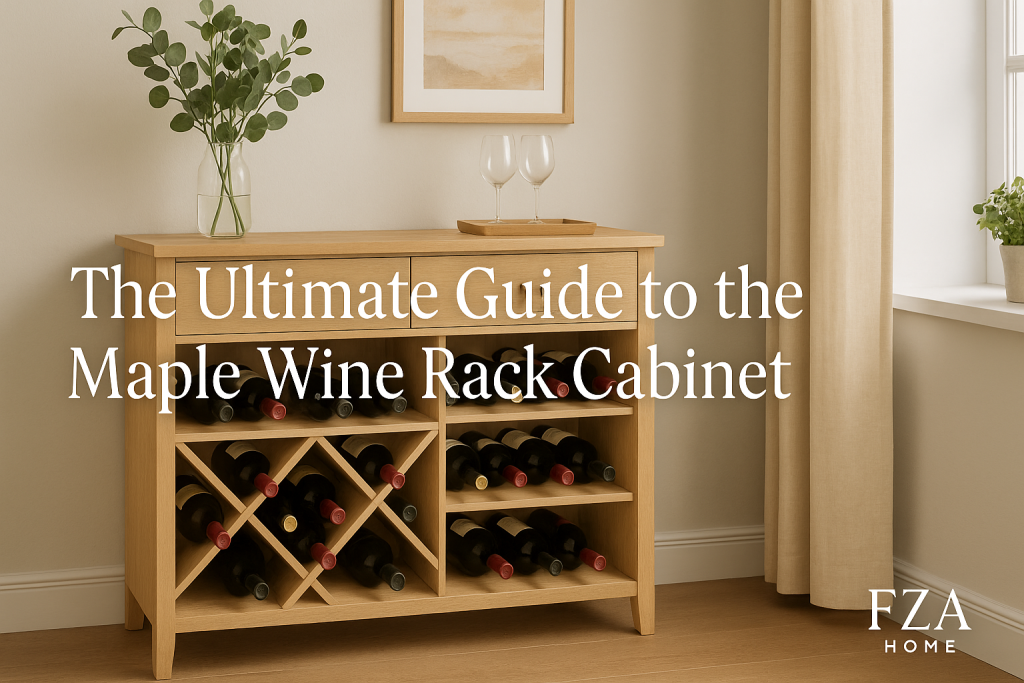 Maple Wine Rack Cabinet
