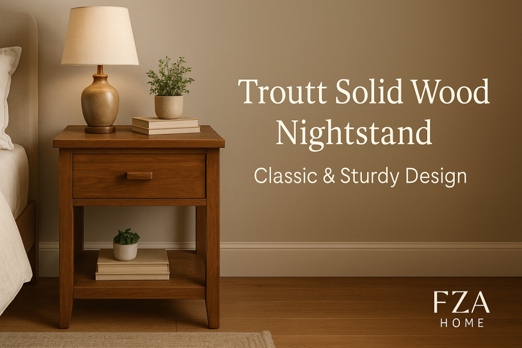 Troutt Solid Wood Nightstand