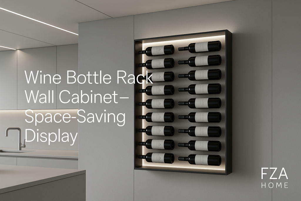Wine Bottle Rack Wall Cabinet