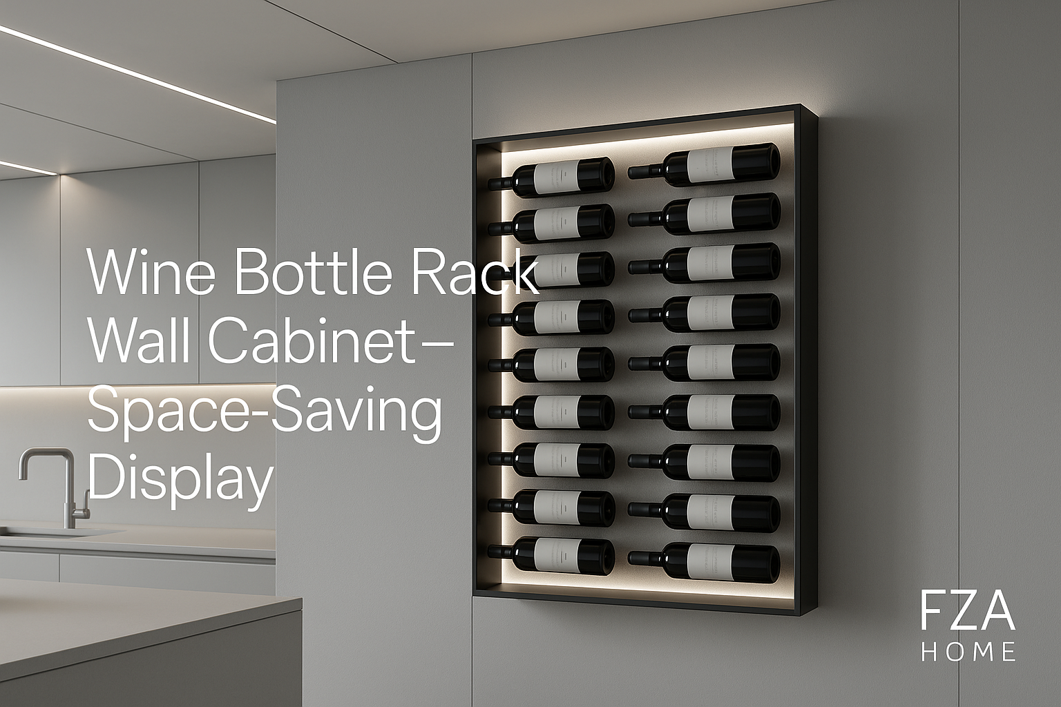 Wine Bottle Rack Wall Cabinet