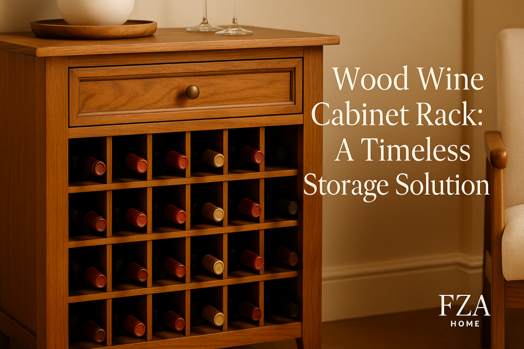 Wood Wine Cabinet Rack
