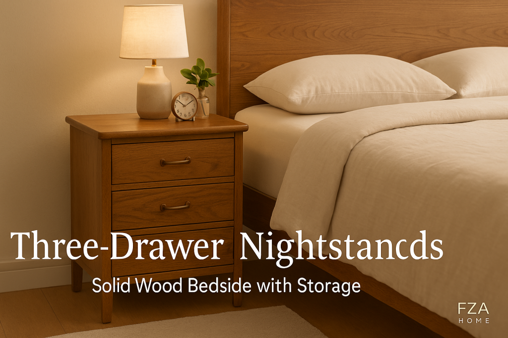 Three-Drawer Nightstands