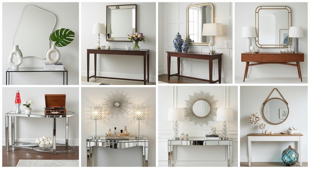10 Best Console Table Decor Ideas to Pair with Mirrors