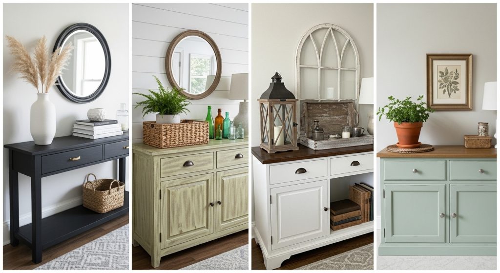 Budget-Friendly Farmhouse Console Makeovers That Look Expensive