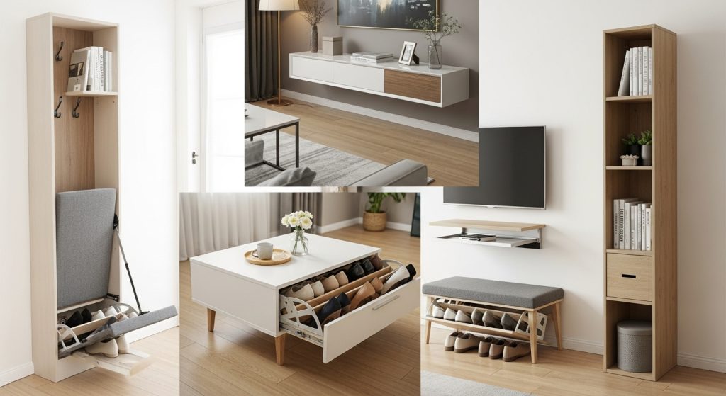 Clever Hidden Shoe Storage Ideas for Compact Apartments