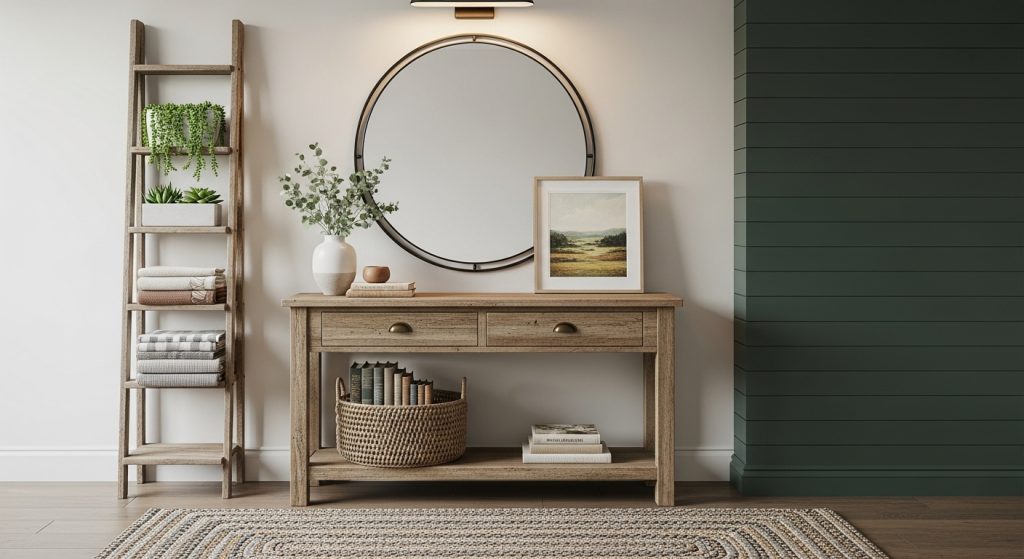 Farmhouse & Rustic Console Table Inspiration