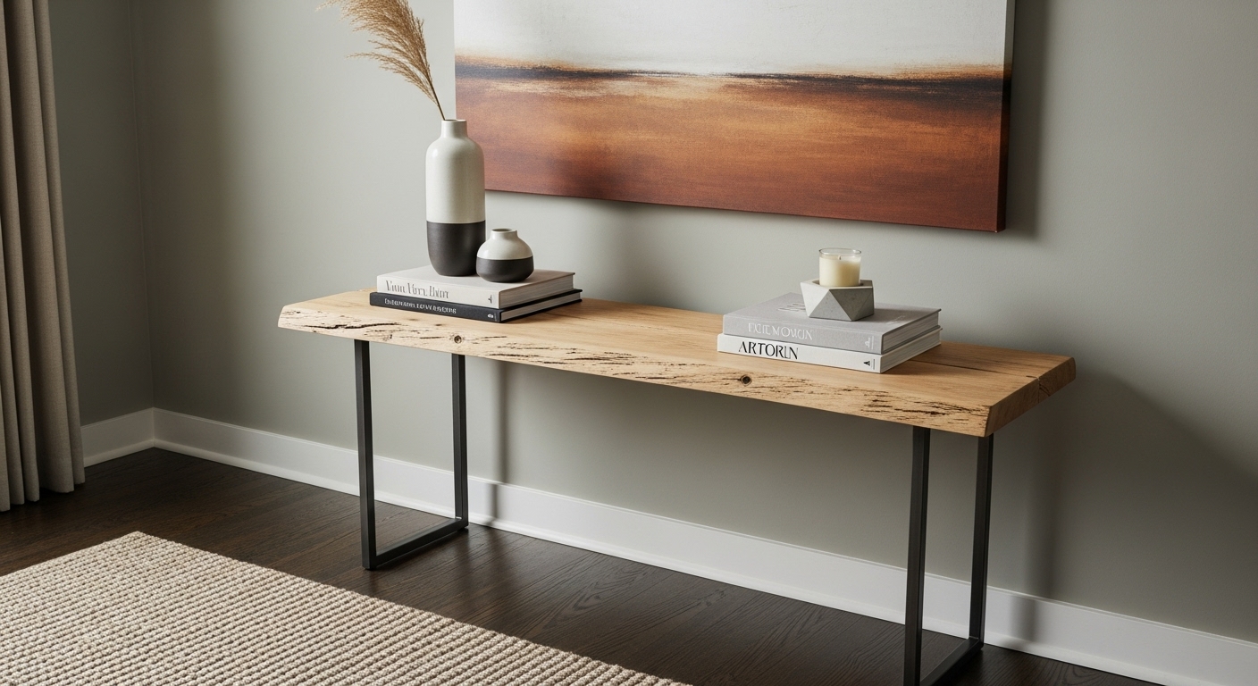 Rustic Wood Console Table Ideas That Fit Modern Homes