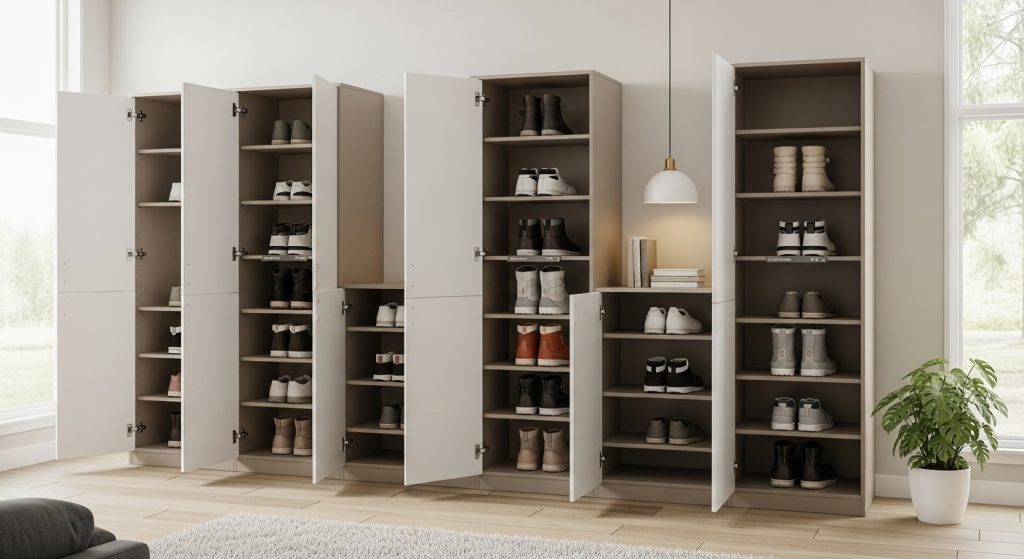 Shoe Cabinet Organization & Design: Smart Storage for a Stylish Entryway
