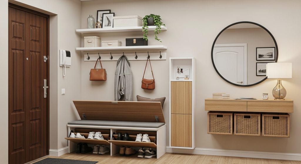 Small Entryway Hacks to Hide Shoes Neatly and Stylishly