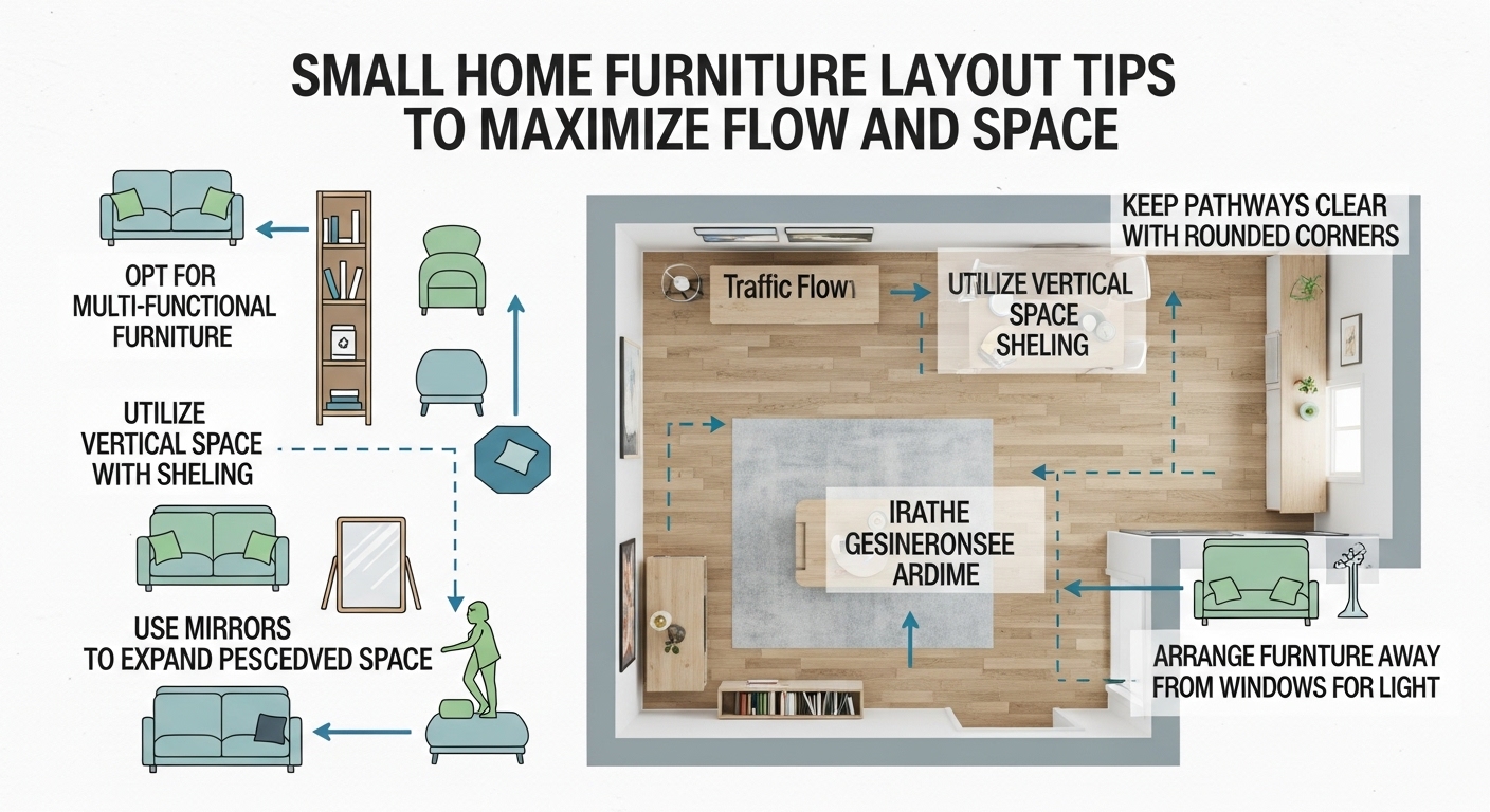 Small Home Furniture Layout Tips to Maximize Flow and Space